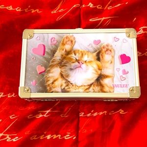 Girls kids sleeping cat jewelry box